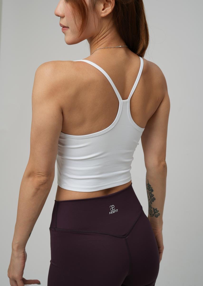 Y-BACK ESSENTIAL CROP TANK
