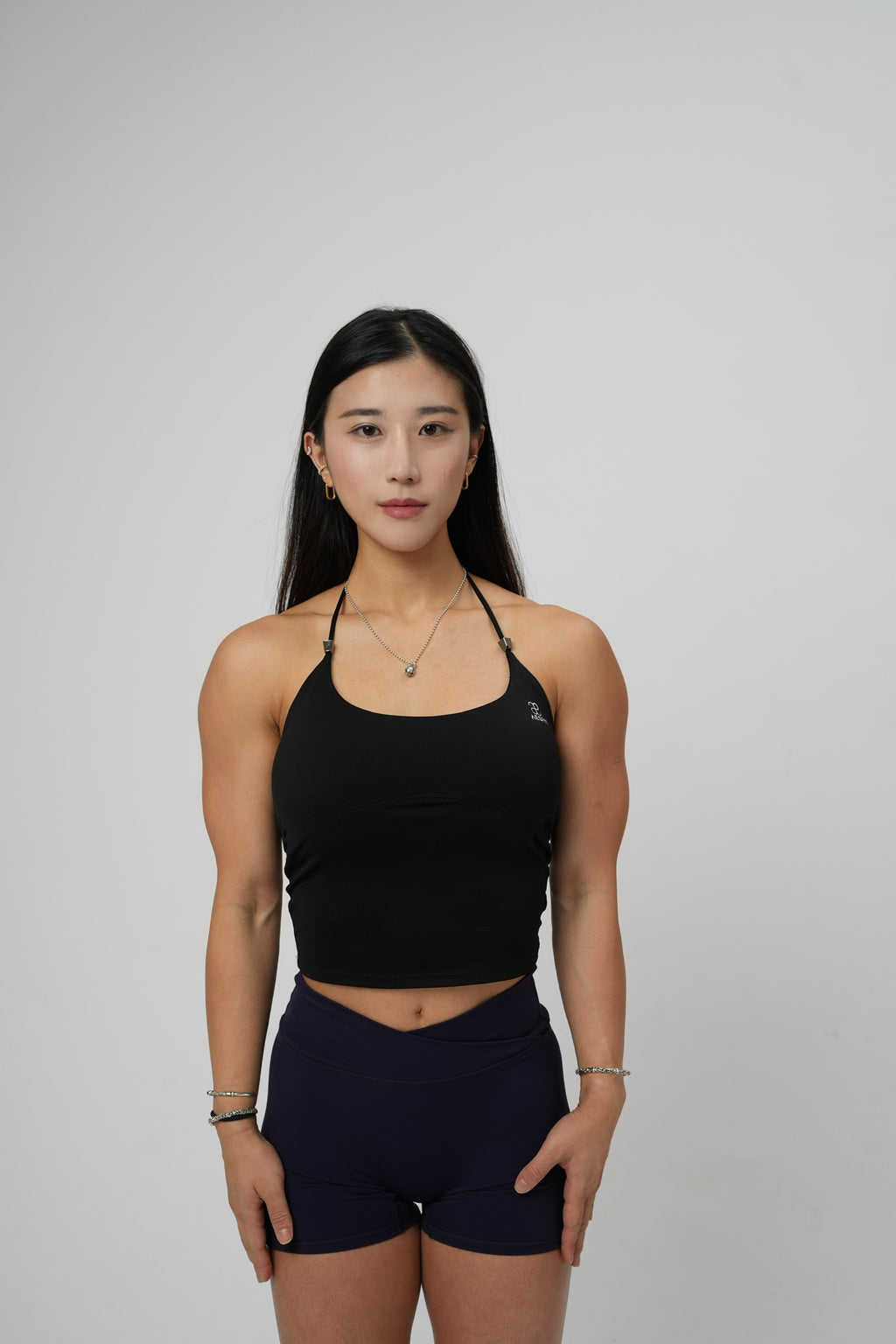 Aero Open Back Halter Tech Top