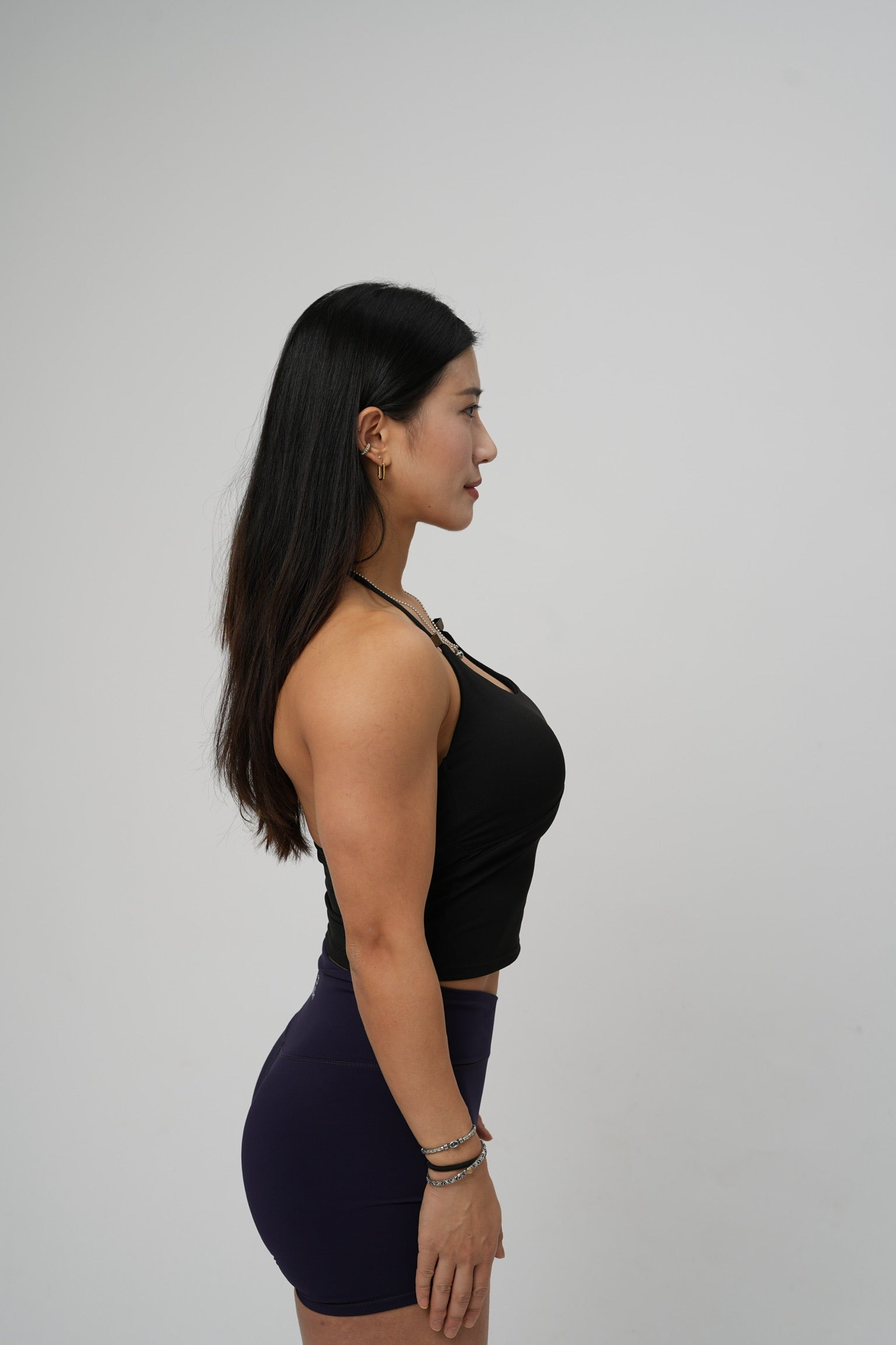 Aero Open Back Halter Tech Top
