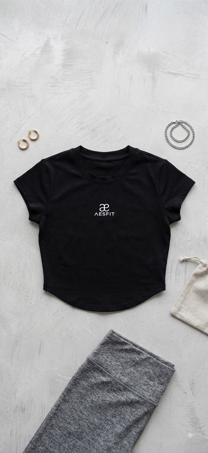 AESFIT signature Crop Top