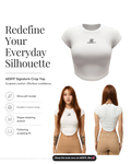 AESFIT signature Crop Top