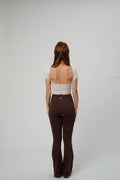 SCOOP BACK CROP TEE