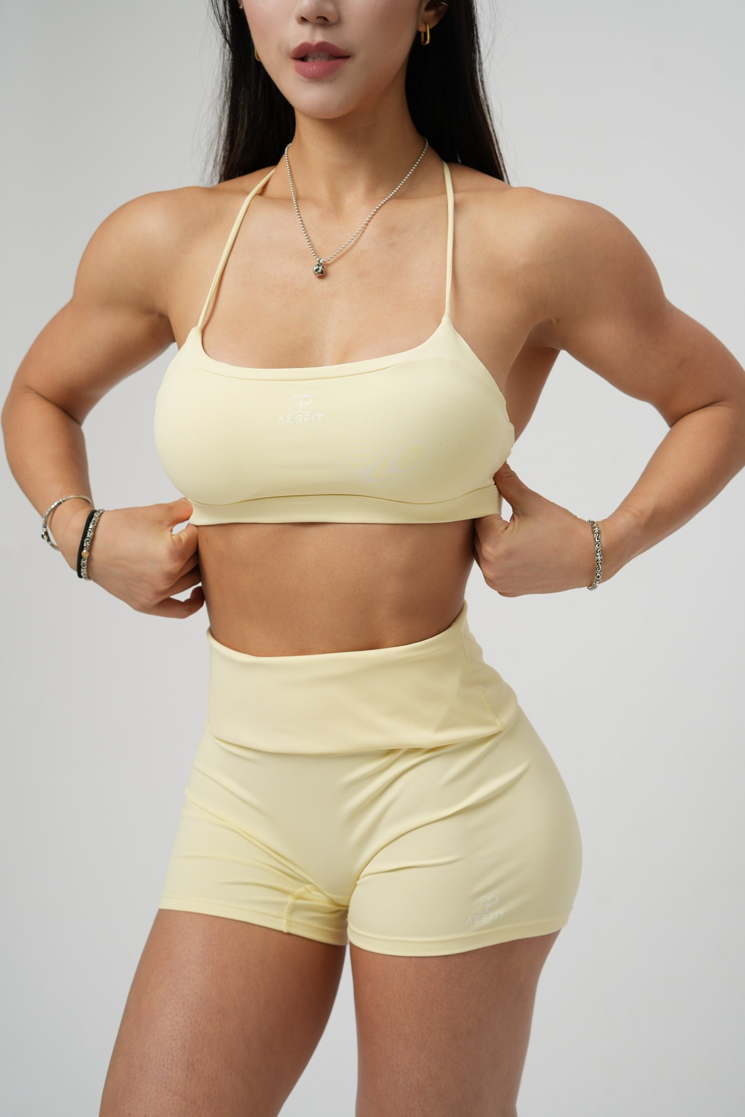 LOW WAIST CROSSBACK TOP & BOTTOM