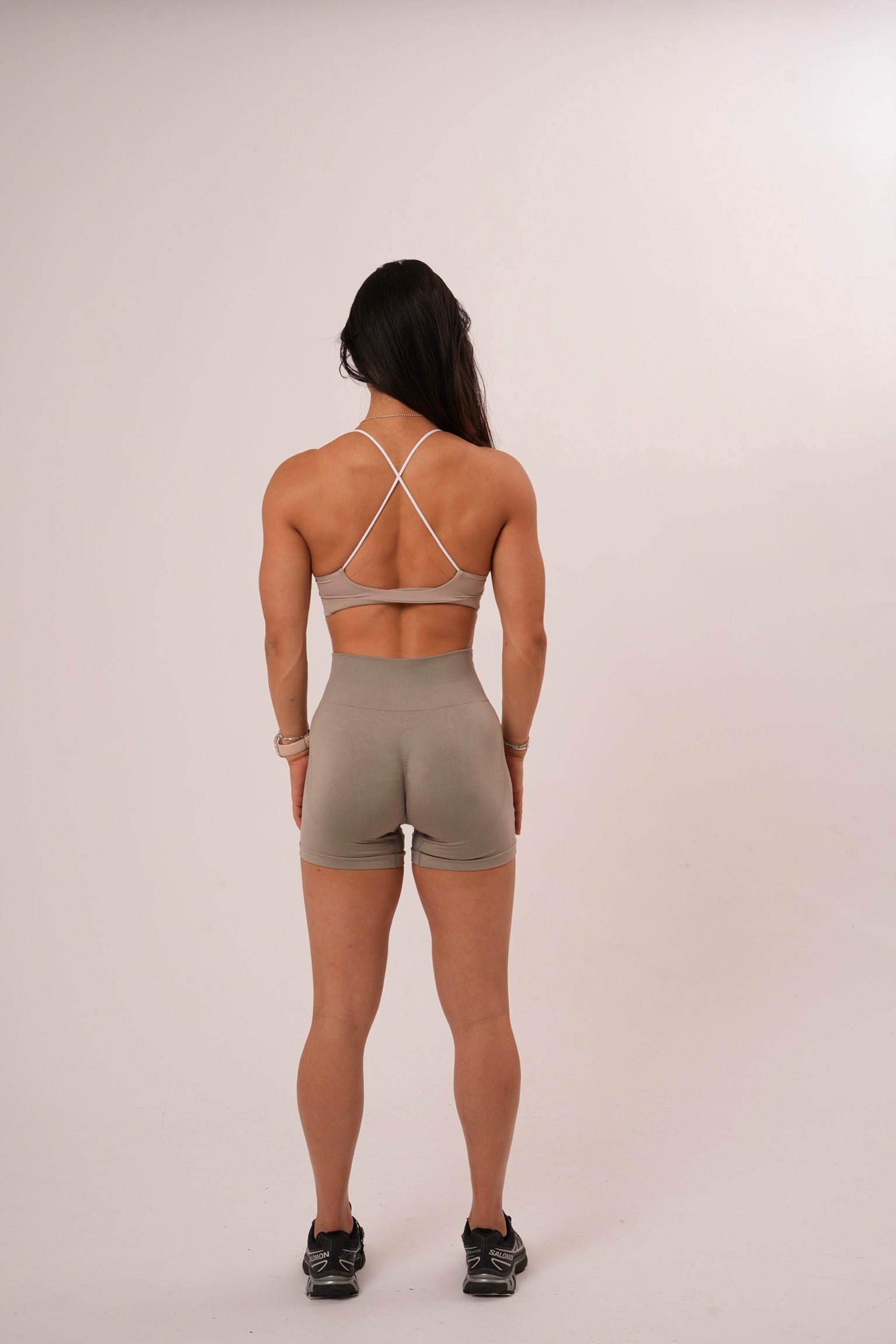 SCOOP NECK CROSS BACK TOP