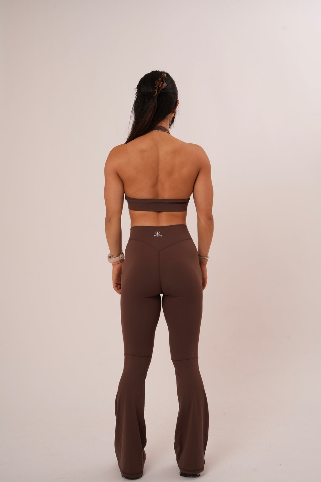 CROSS V-NECK BRA TOP