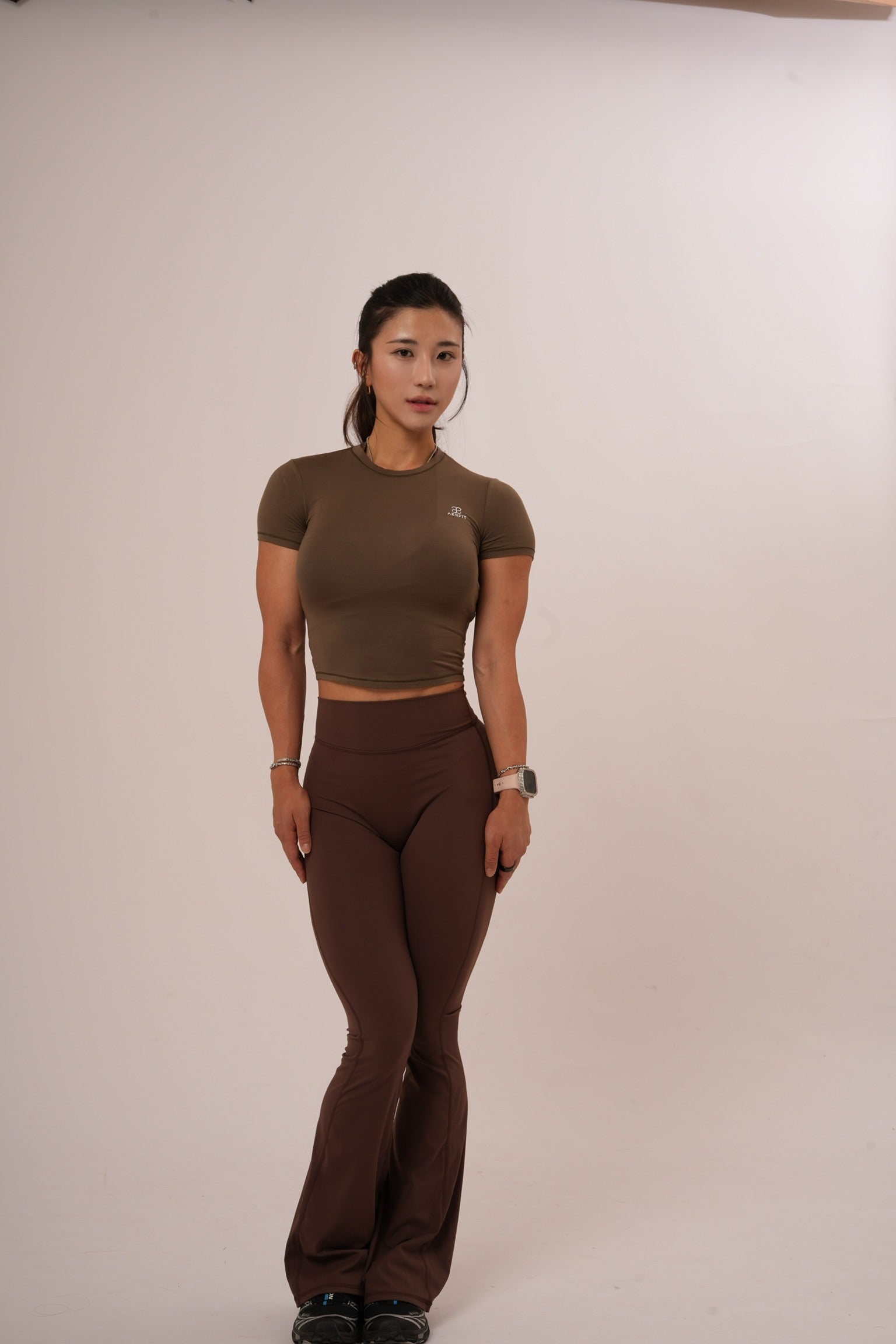 AESFIT MODAL CROP TEE