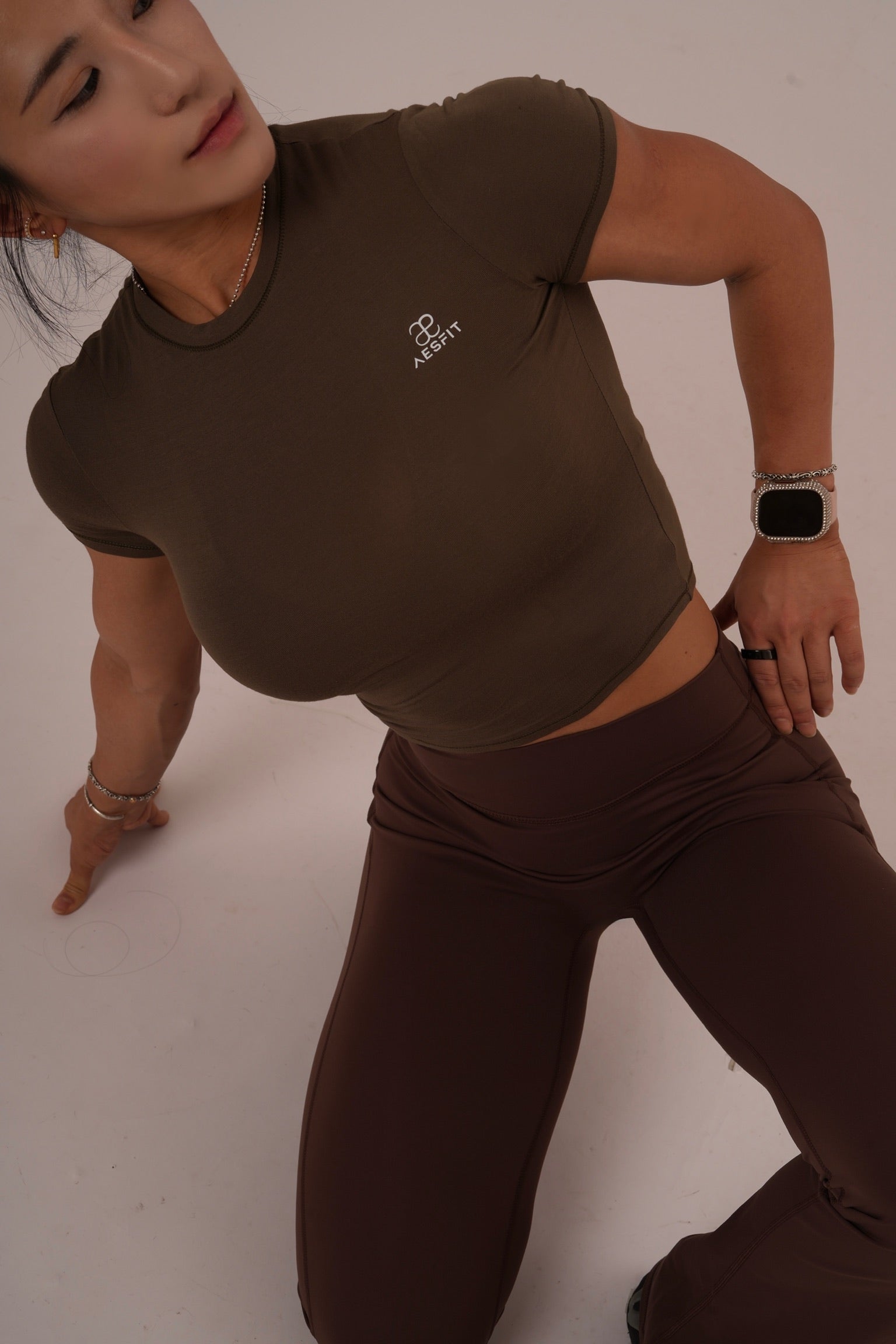 AESFIT MODAL CROP TEE